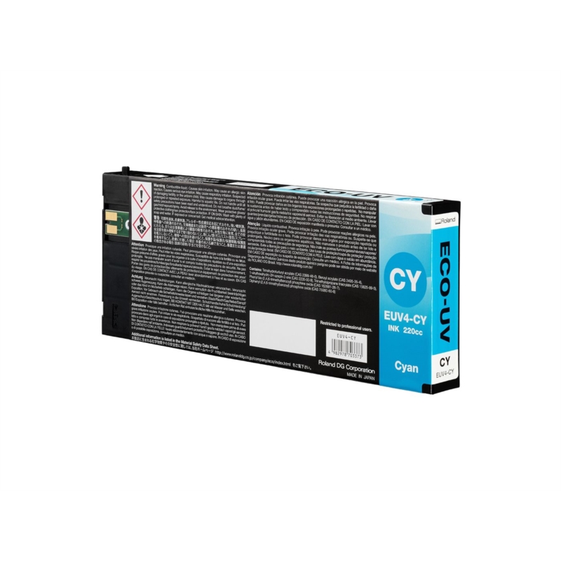 Cartouche EcoUV4 Cyan 220 cc
