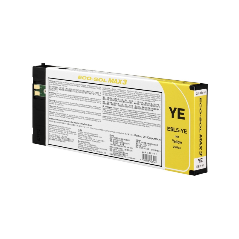 CART. ECOSOL MAX-3 JAUNE 220 ml