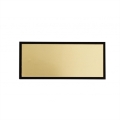 Plaque Chanfrein Noir (petite)